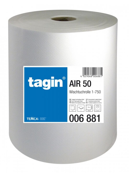 Tagin Air50 ipari élelmiszeriparban használható törlő tekercs